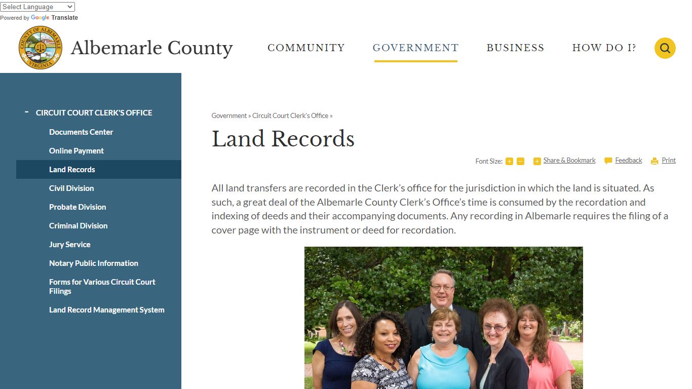 Land Records | Albemarle County, VA